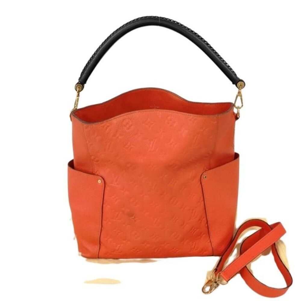 LOUIS VUITTON Bagatelle Shoulder Bag M50074 Apricot Monogram Empreinte Women's
